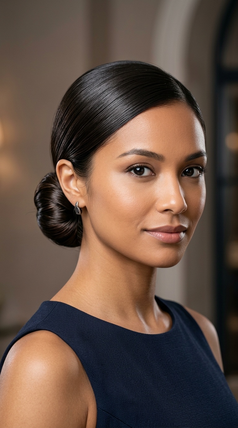 The Sleek Low Bun
