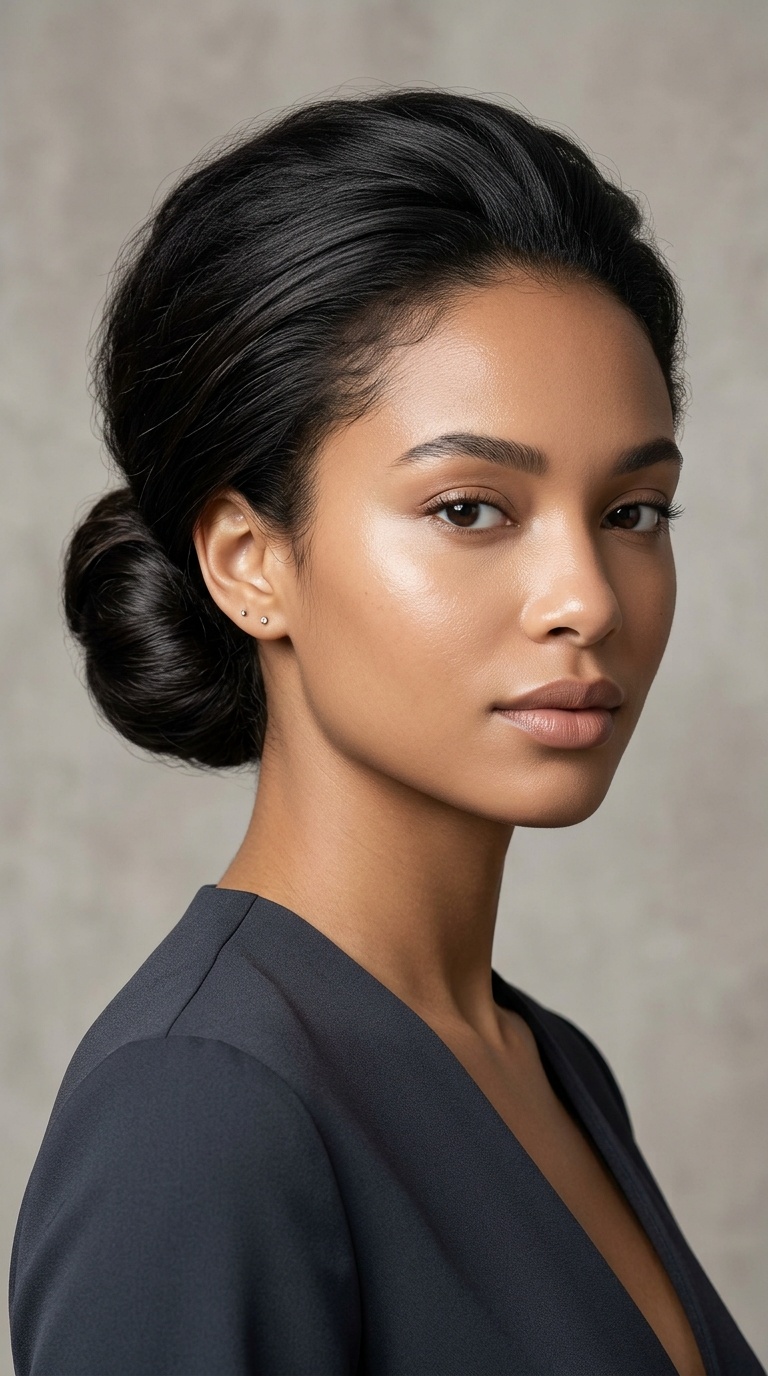The Sleek Low Bun