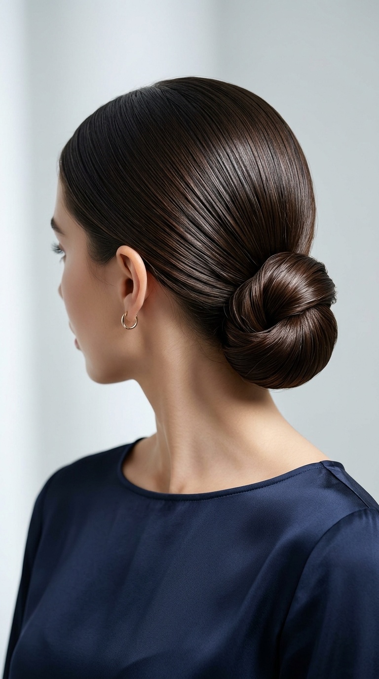 The Sleek Low Bun