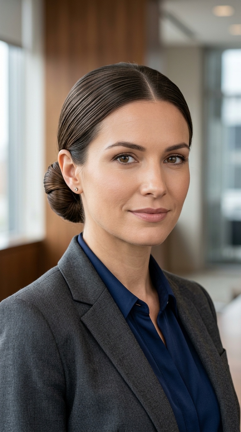 The Sleek Low Bun