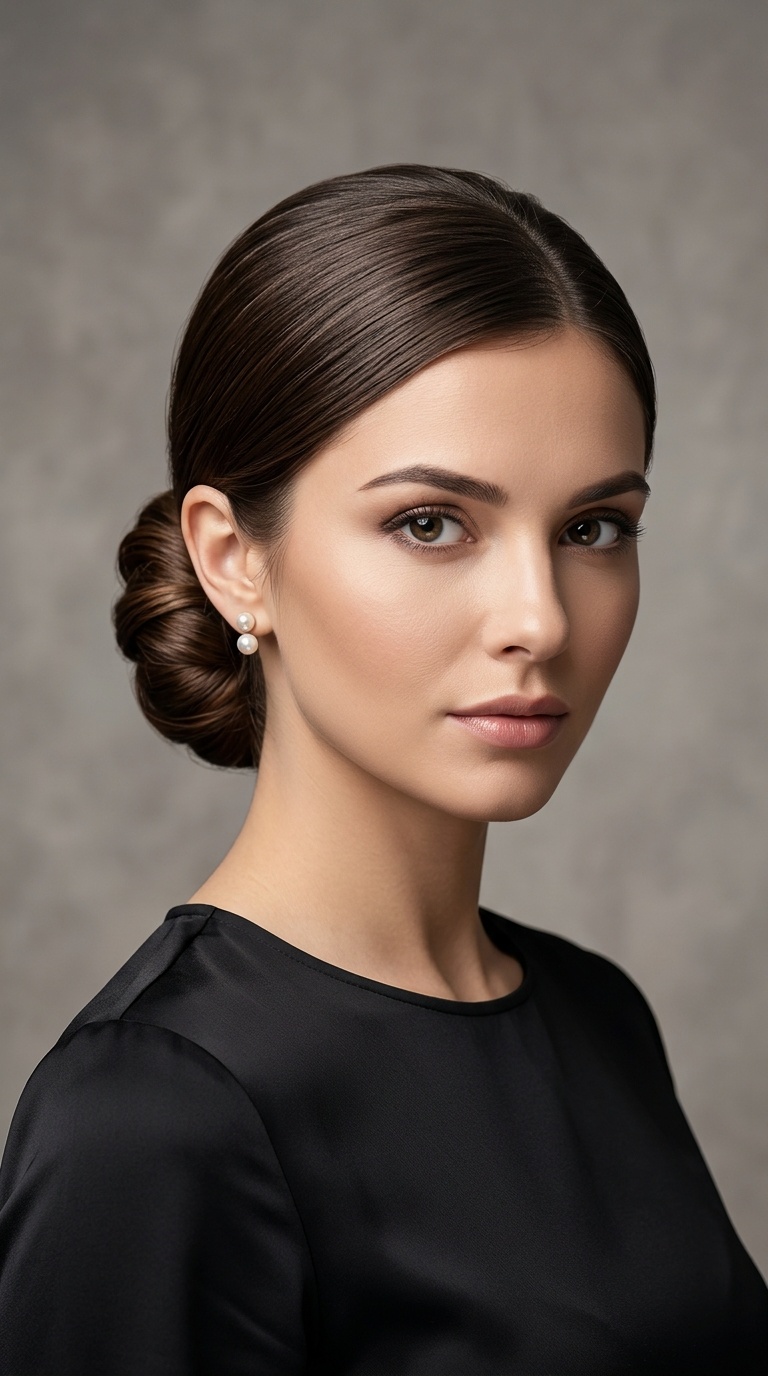 The Sleek Low Bun