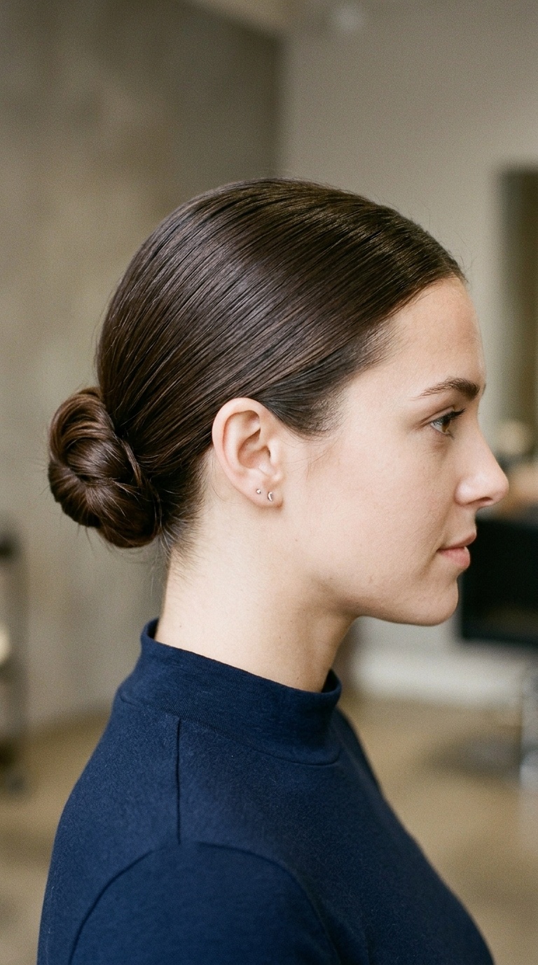 The Sleek Low Bun