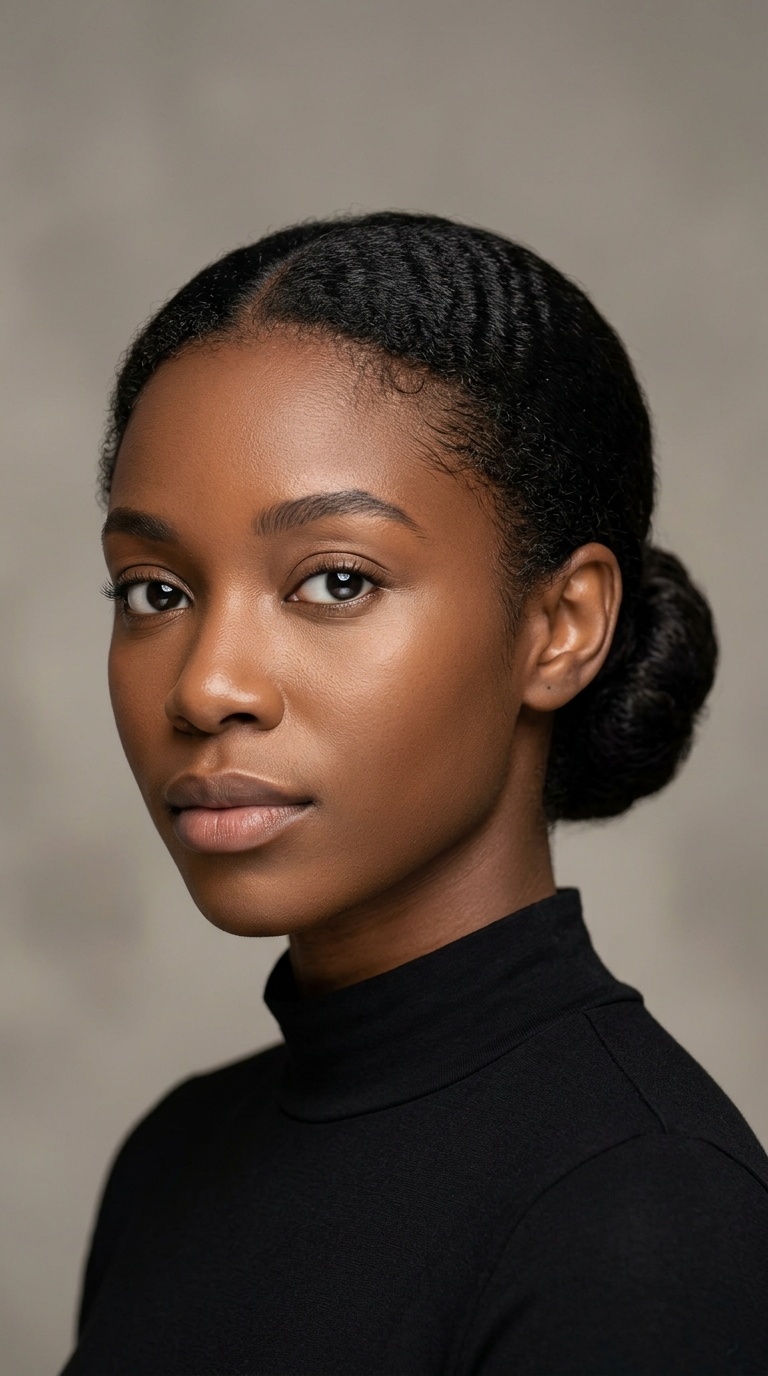 The Sleek Low Bun