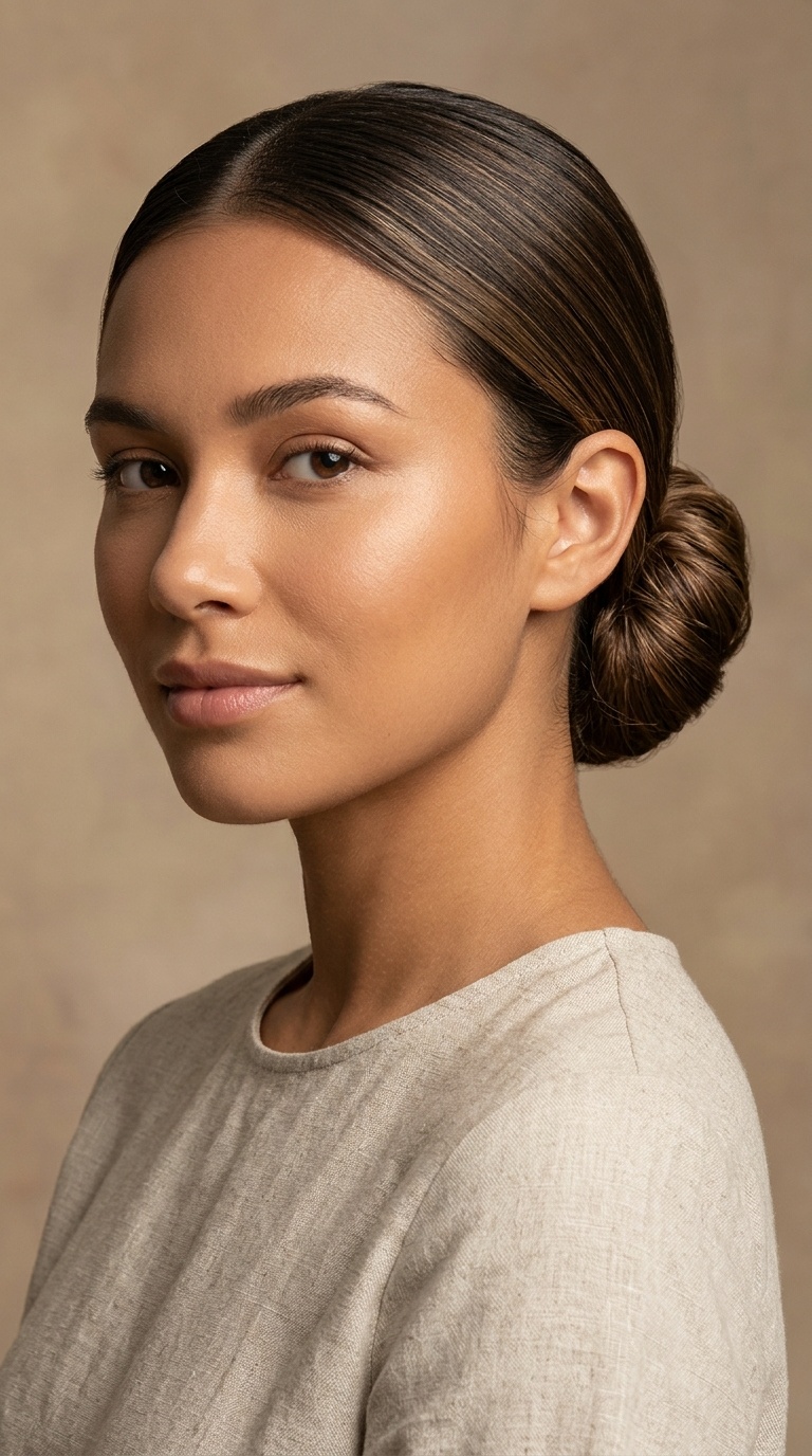 The Sleek Low Bun