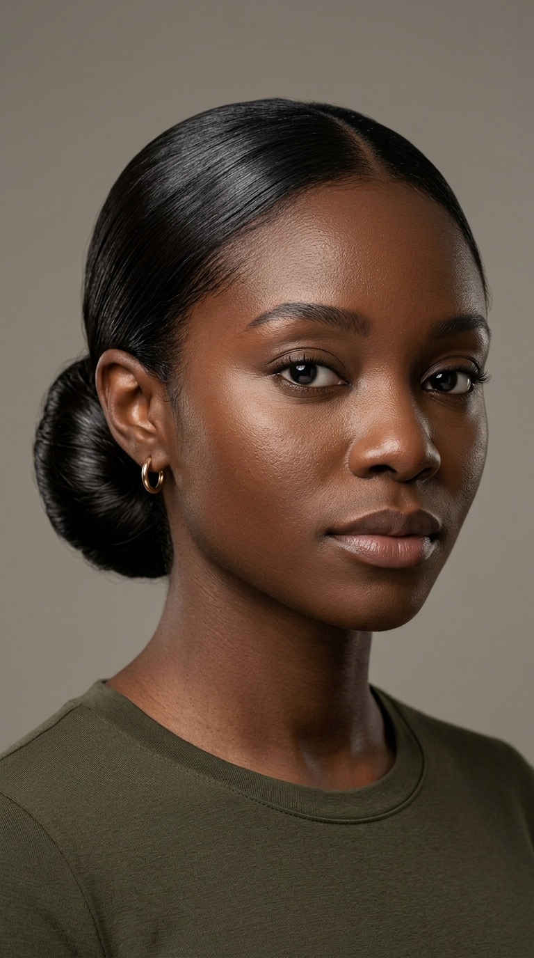 The Sleek Low Bun