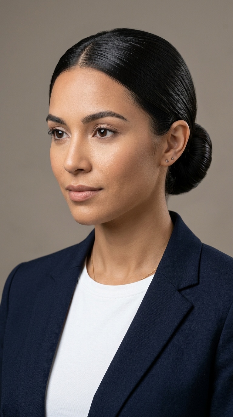 The Sleek Low Bun