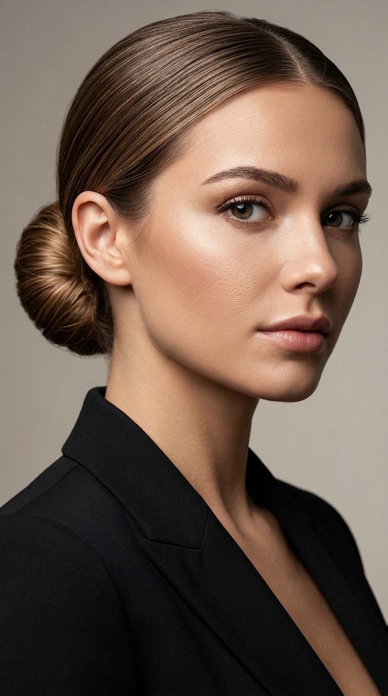 The Sleek Low Bun