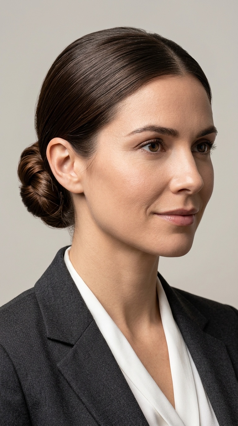 The Sleek Low Bun
