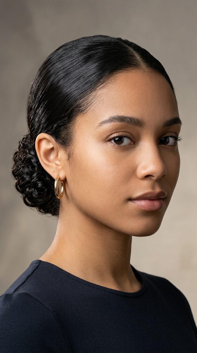 The Sleek Low Bun
