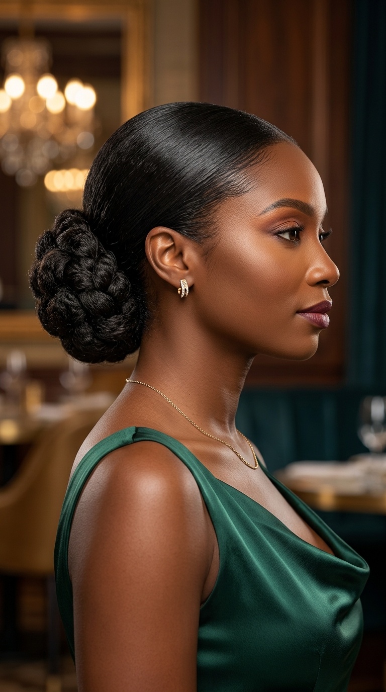 The Sleek Low Chignon