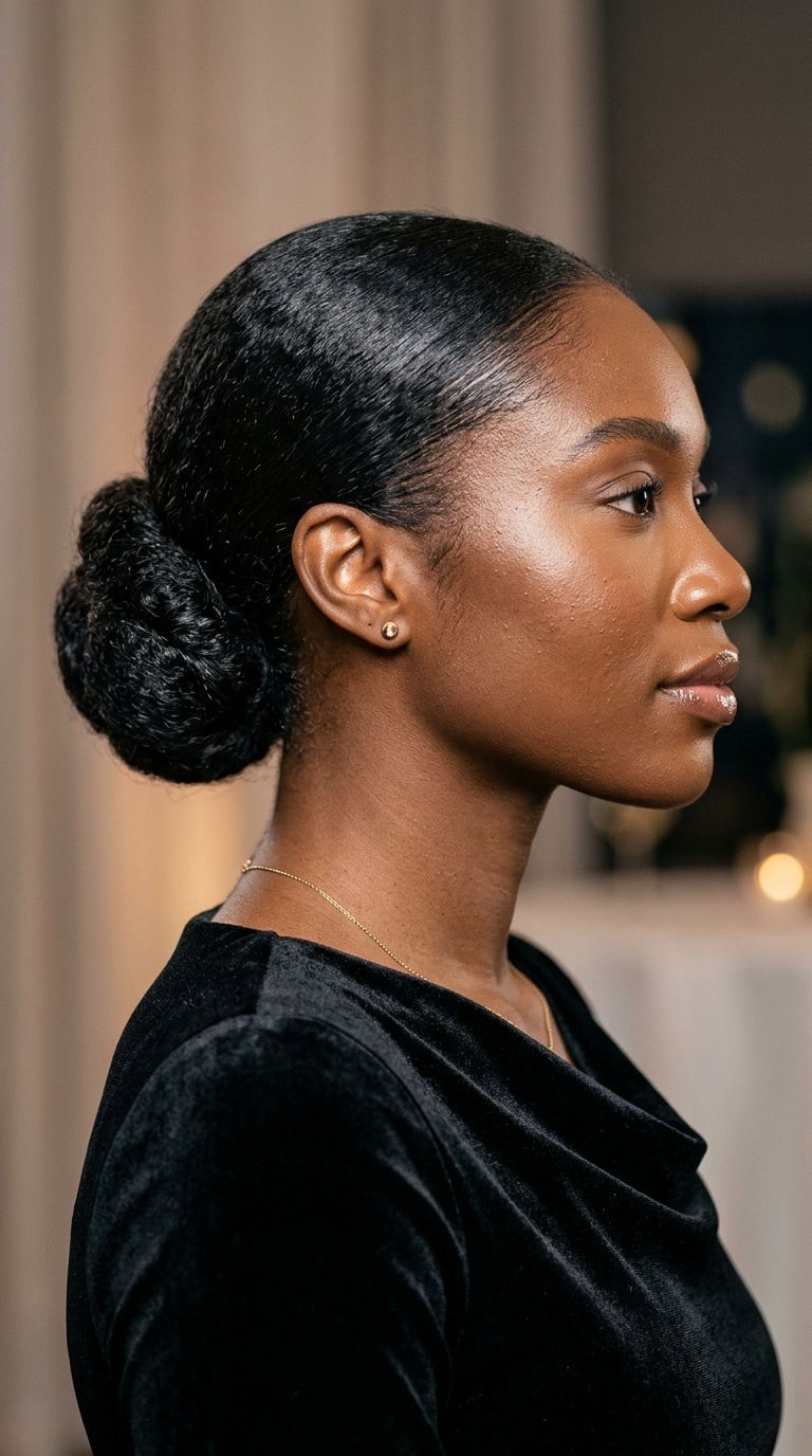 The Sleek Low Chignon