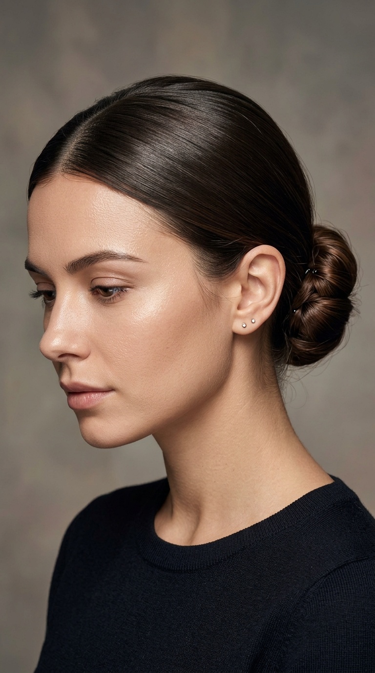 The Sleek Low Chignon