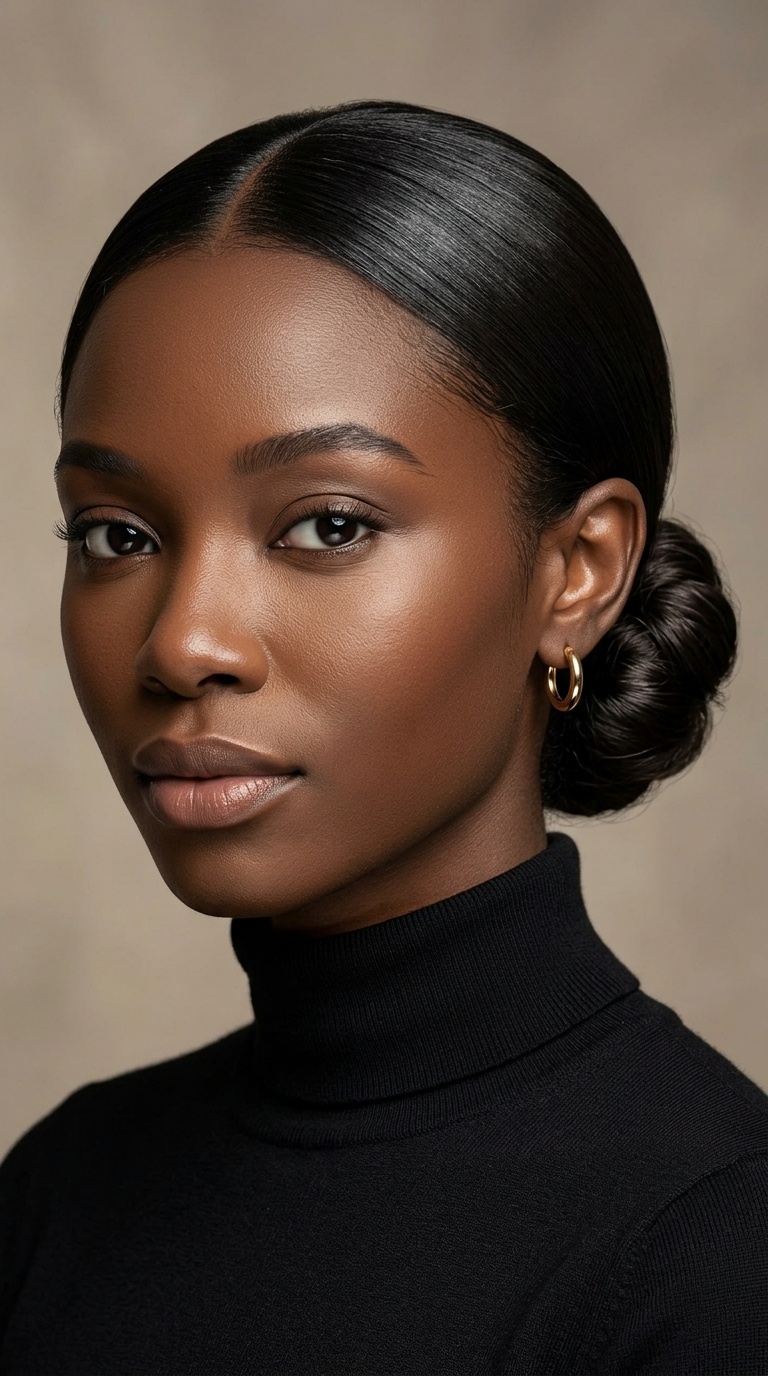 The Sleek Low Chignon