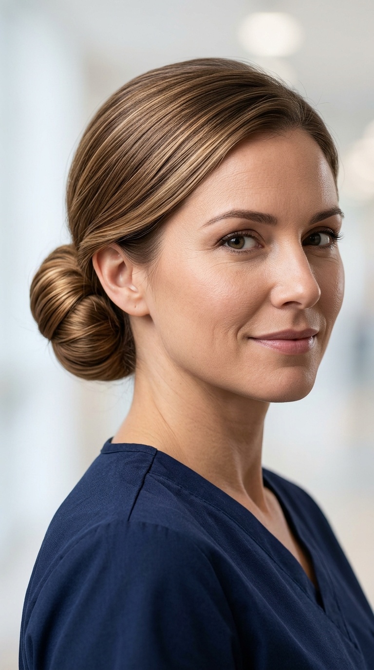 The Sleek Low Chignon