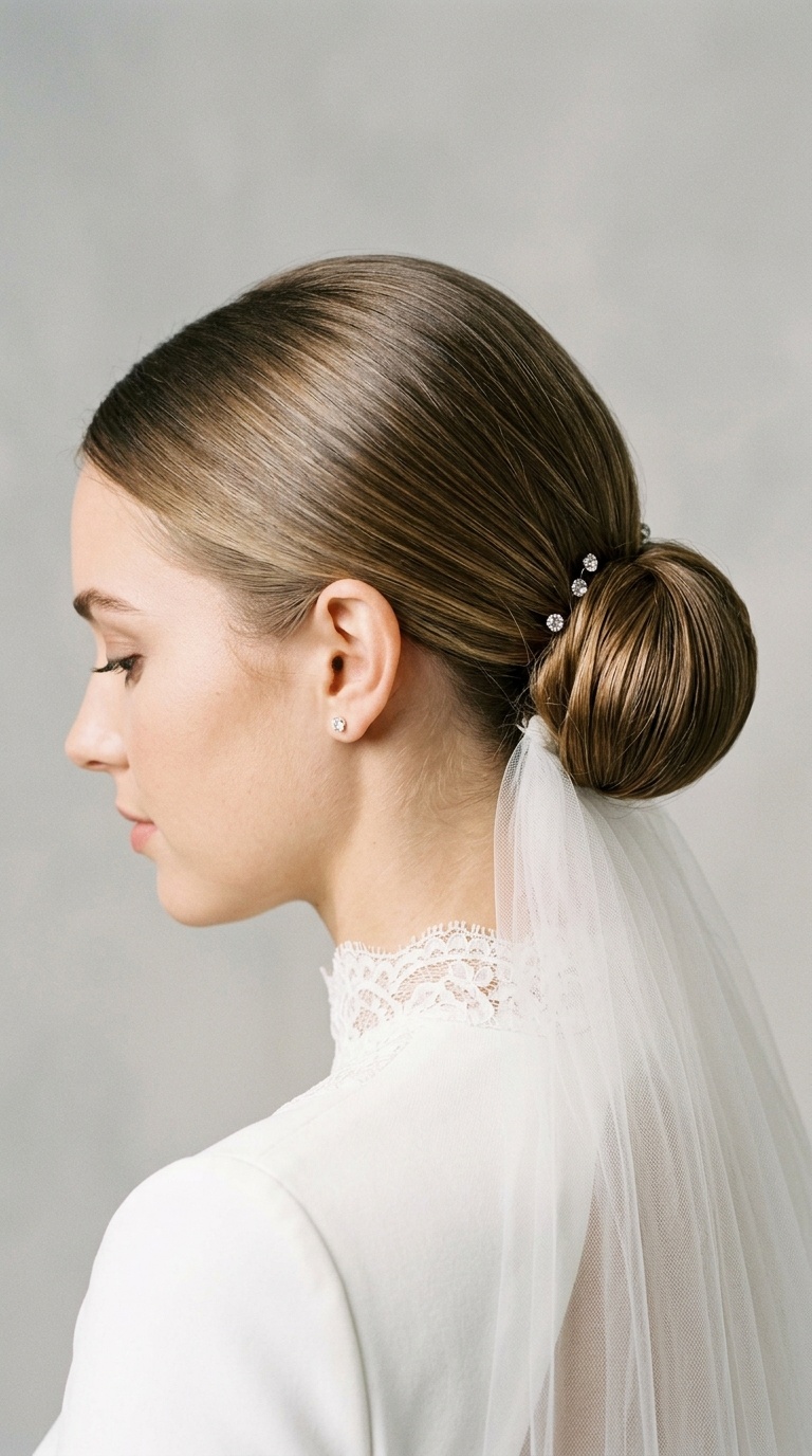 The Sleek Minimalist Low Bun