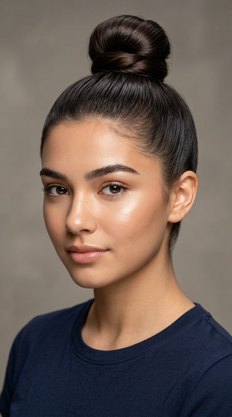The Sleek Top Knot