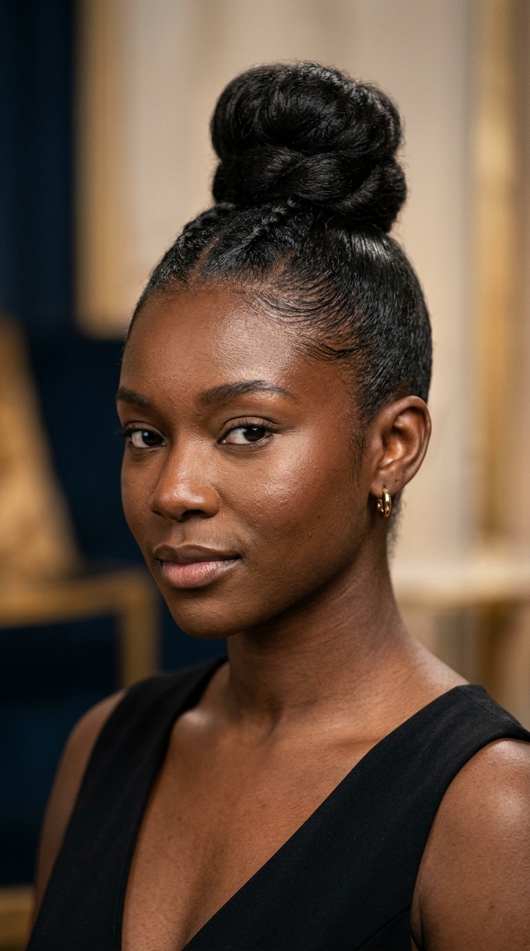 The Sleek Top Knot