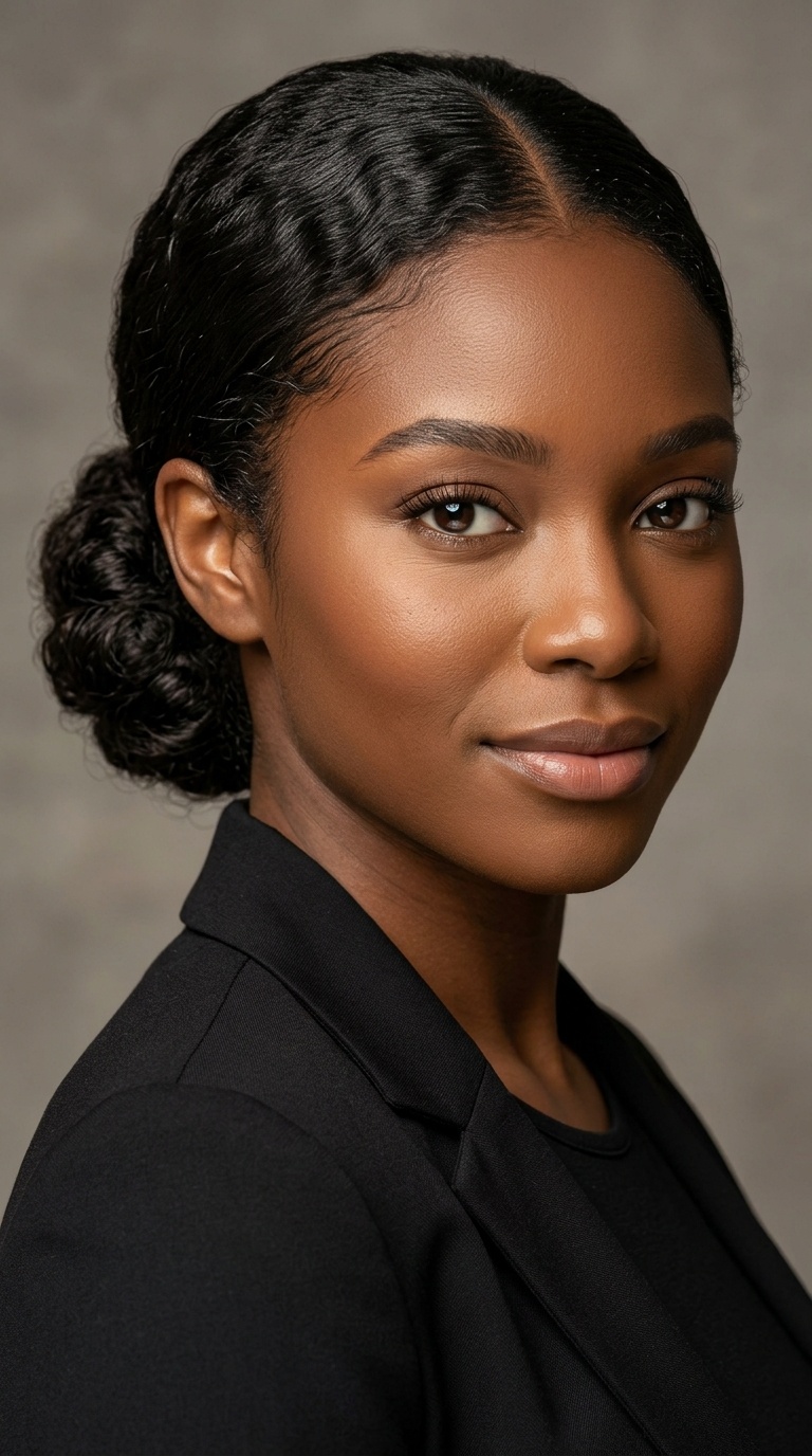 The Slick-Back Low Bun