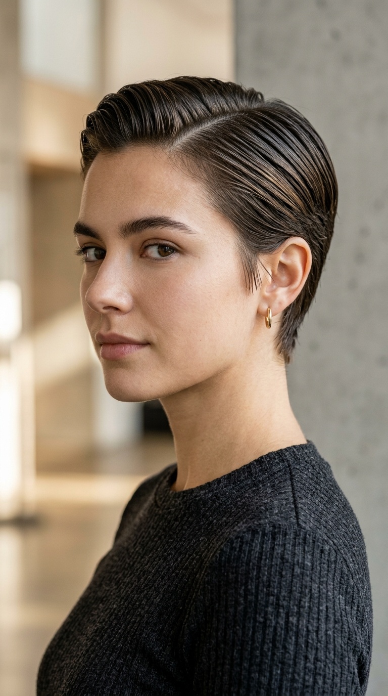 The Slicked-Back Crop