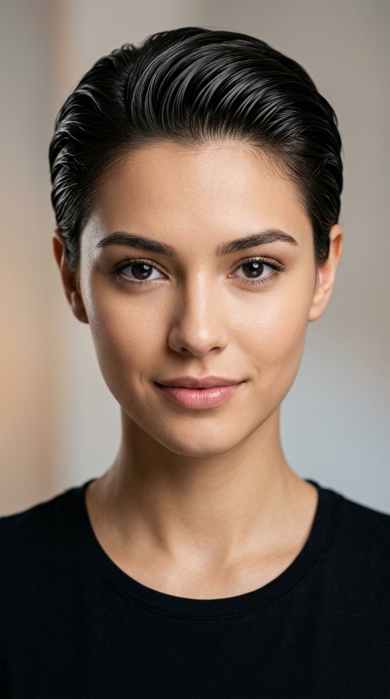 The Slicked Back Look
