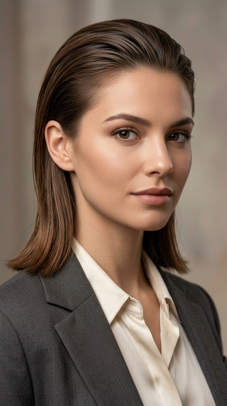 The Slicked Back Look