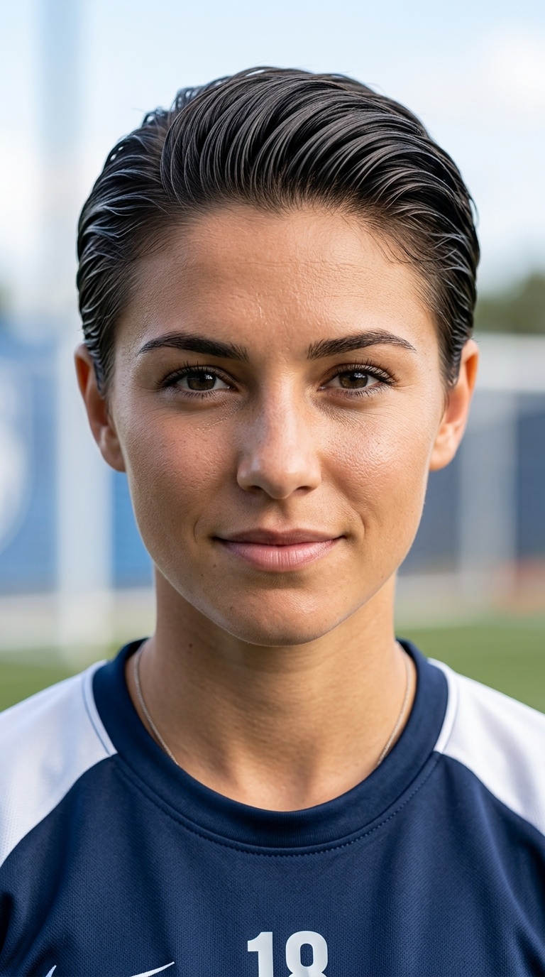 The Slicked-Back Pixie