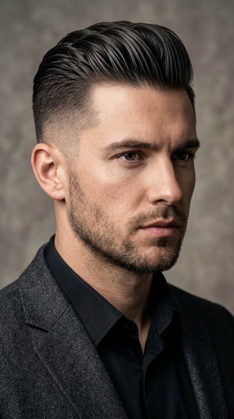 The Slicked Back Undercut