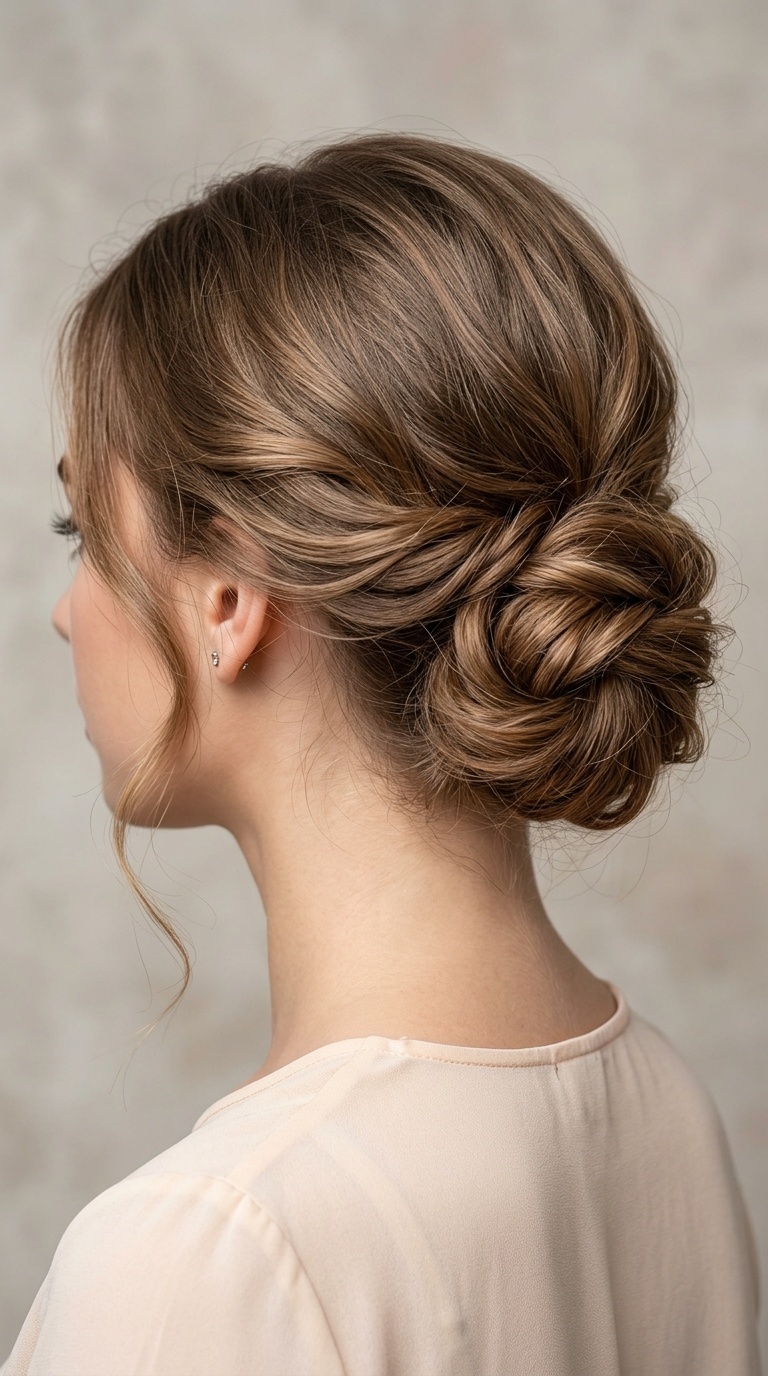 The Soft Tucked Chignon