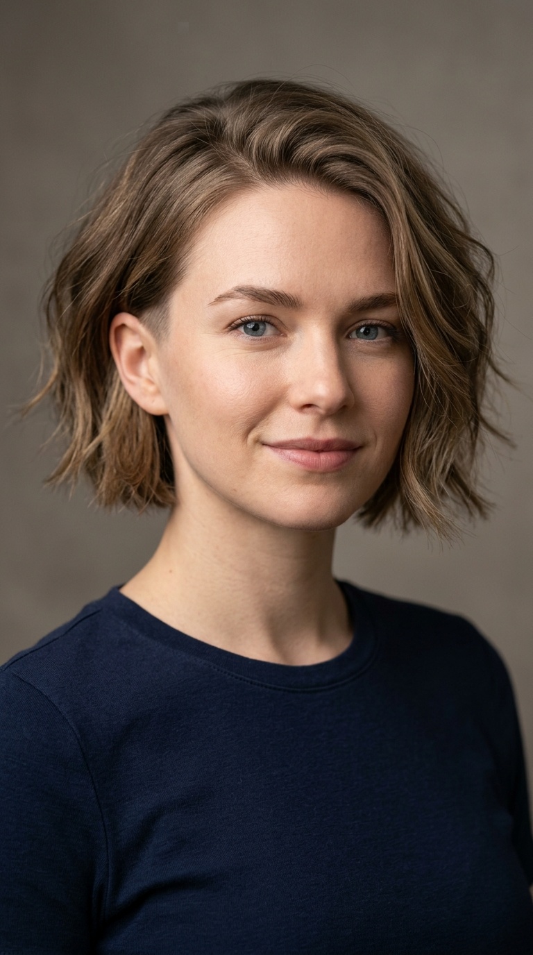 The Soft Undercut Bob