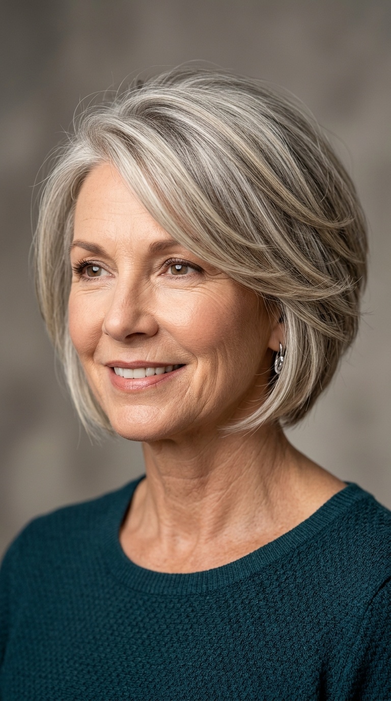 The Softly Layered Inverted Bob