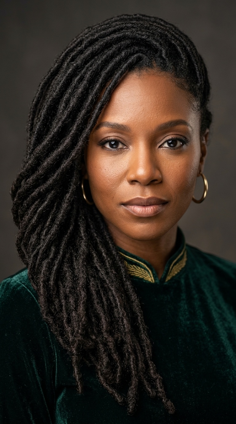 The Sovereign Side-Swept Locs