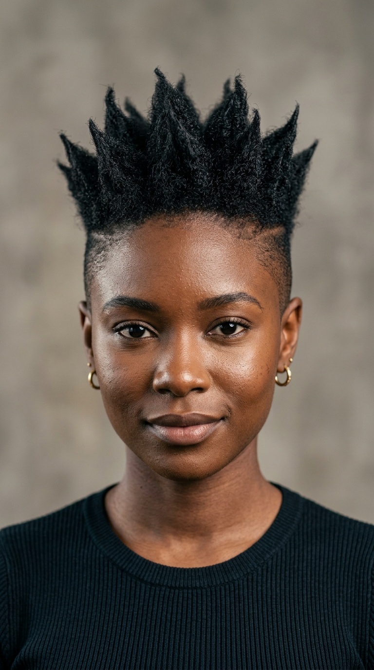 The Spiky Pixie Mohawk