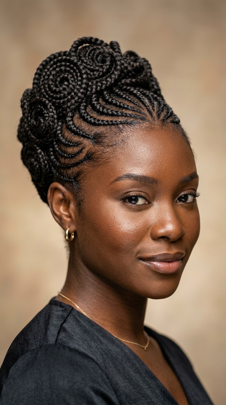 The Spiral Mandala Updo