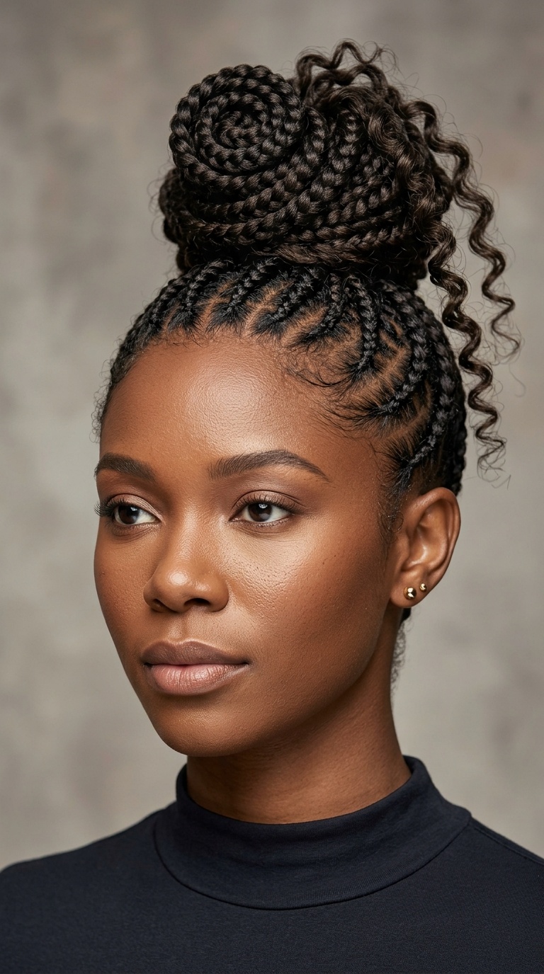 The Spiral Top Knot