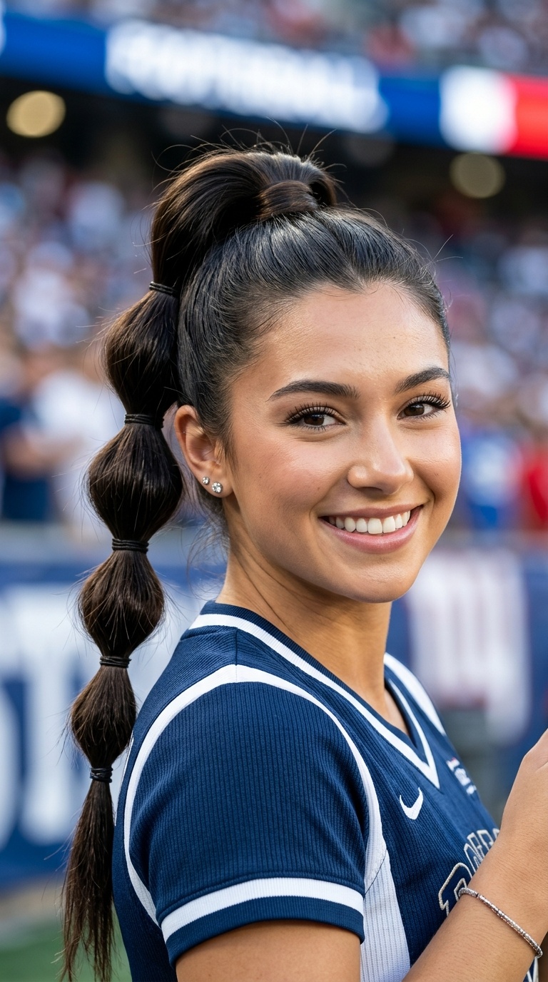The Sporty Bubble Braid