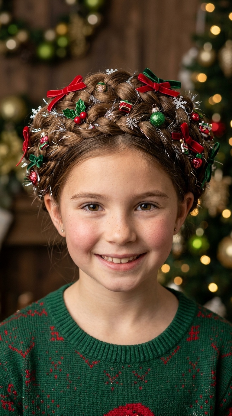 The Stealing Christmas Braided Crown