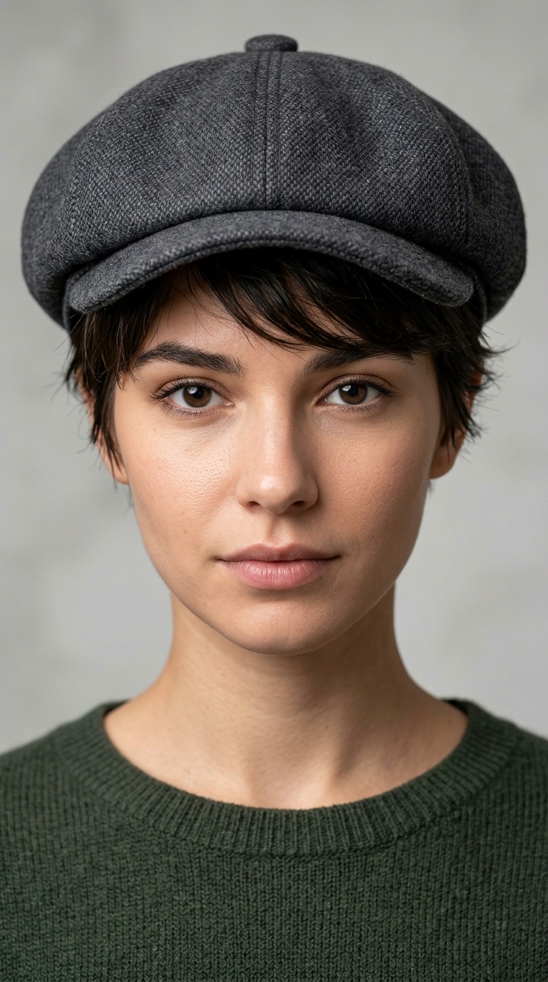 The Structured Newsboy Cap