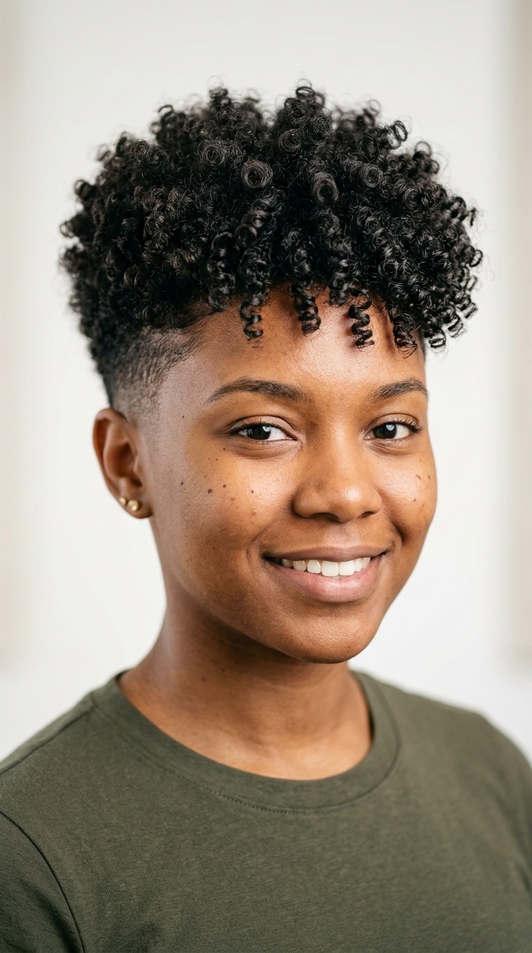 The Tapered Fade with Curls