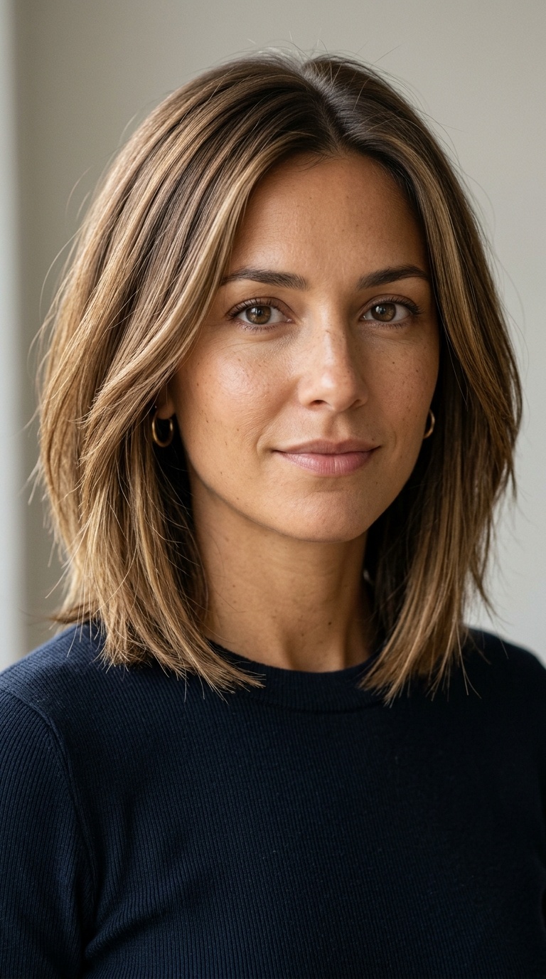 The Tapered Lob for Fine Hair
