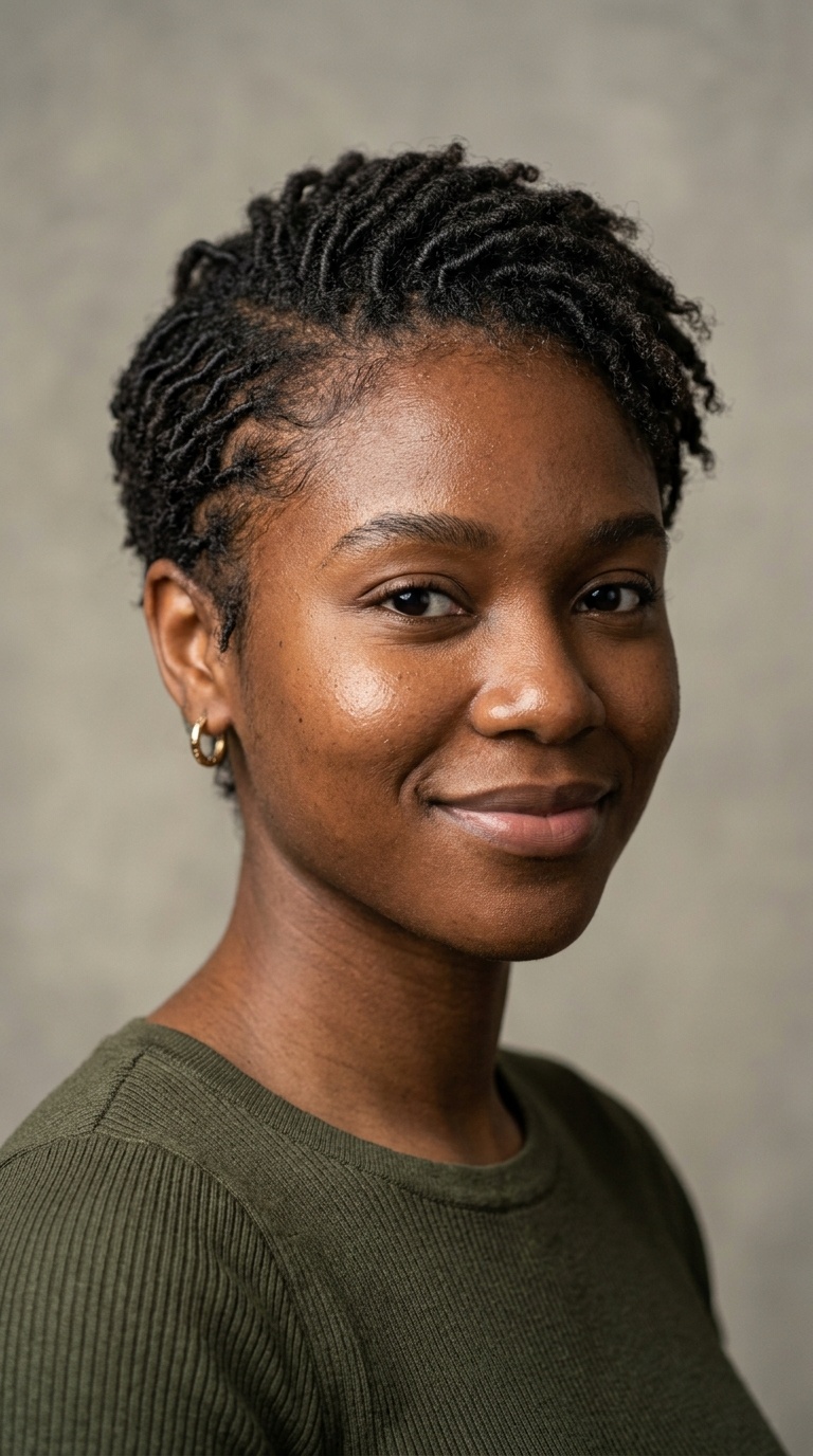 The Tapered Loc Pixie