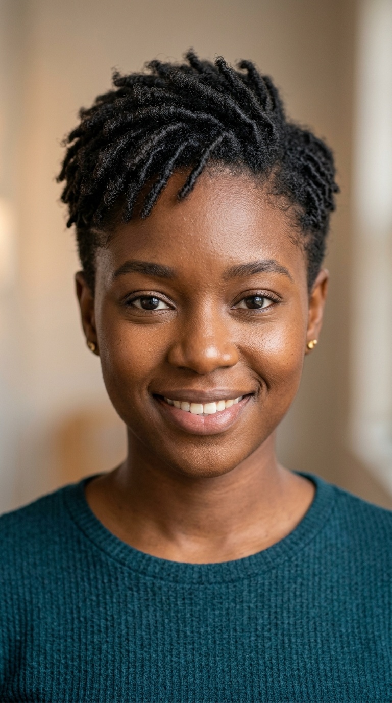 The Tapered Pixie Locs