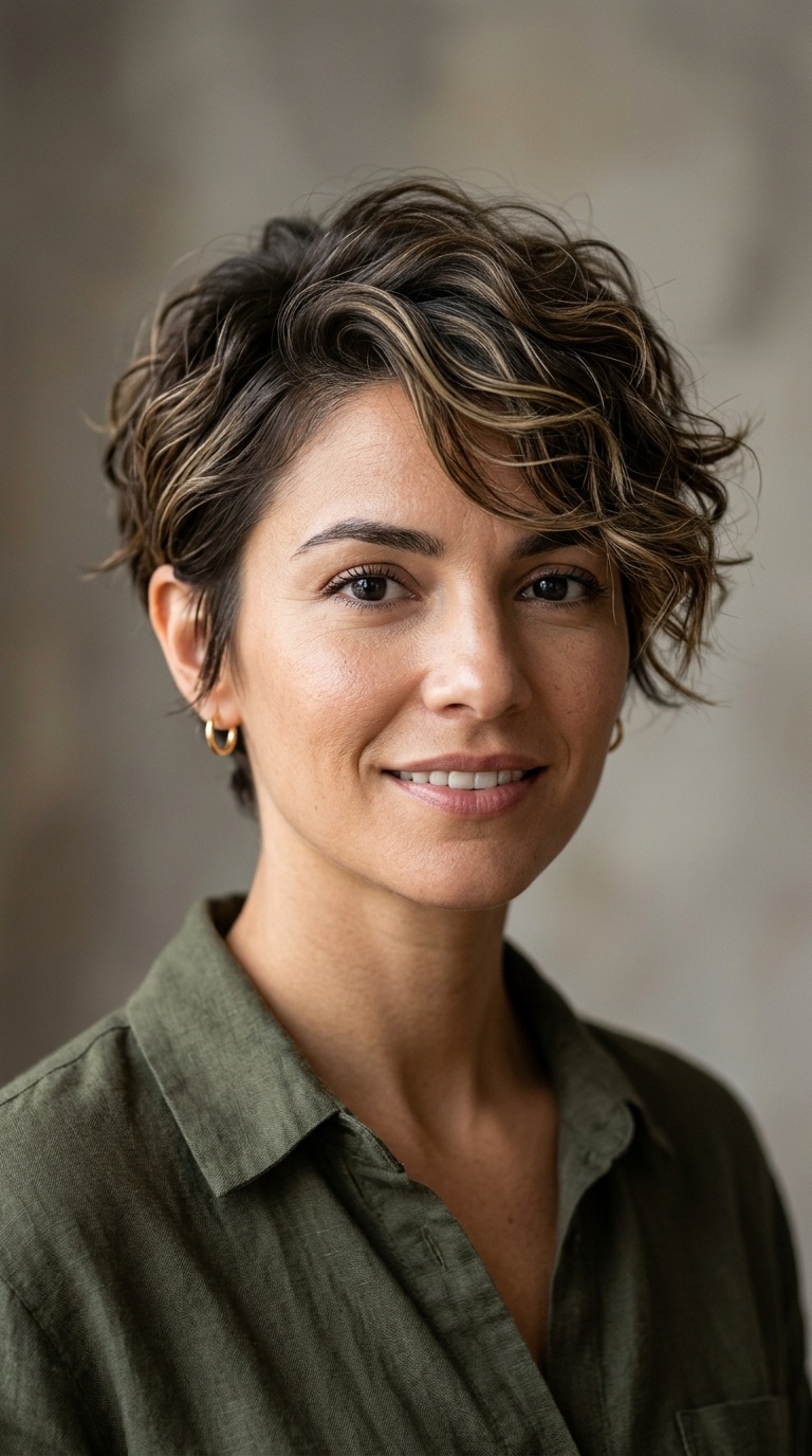 The Tapered Pixie Shag