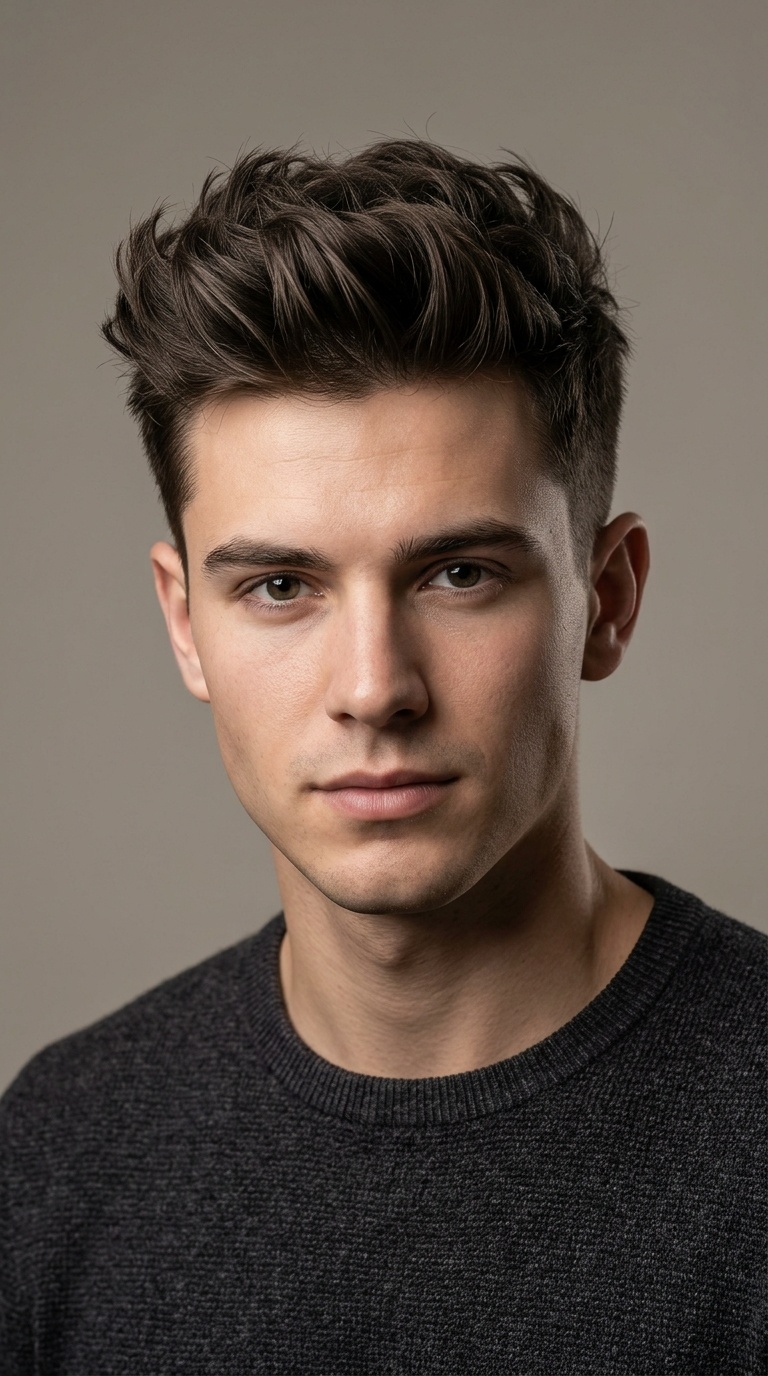 The Tapered Quiff with Textured Volume