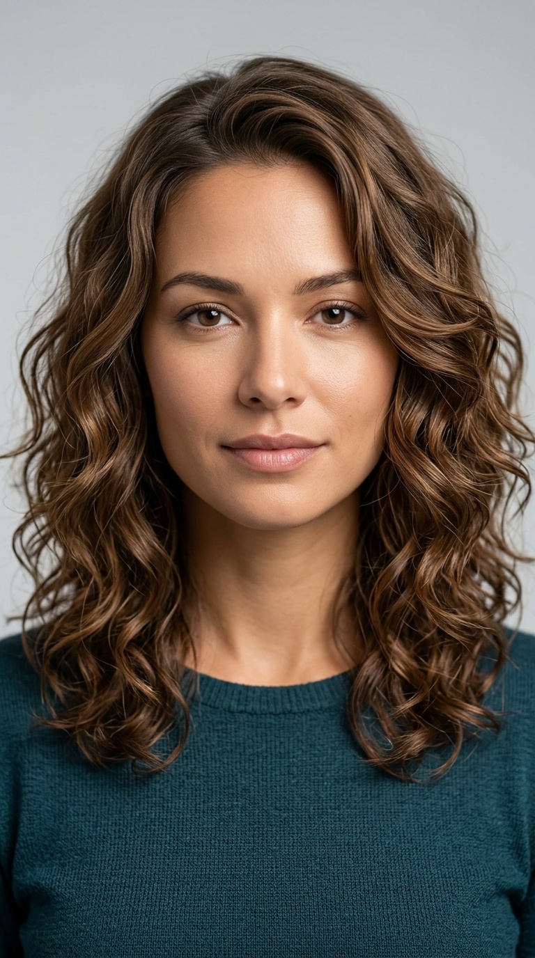 The Tapered Wavy Midi