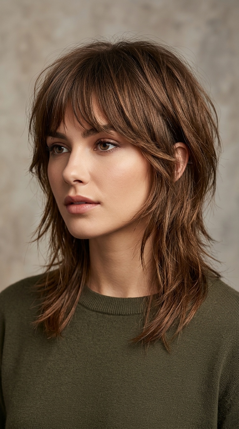The Tapered Wolf Cut