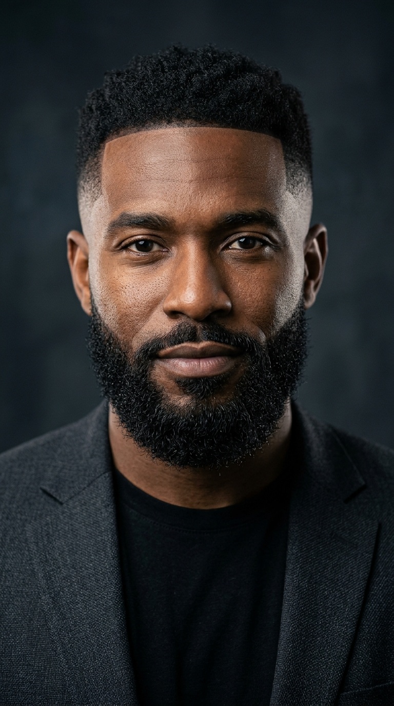 The Temple Fade Zero with an Imperial Beard