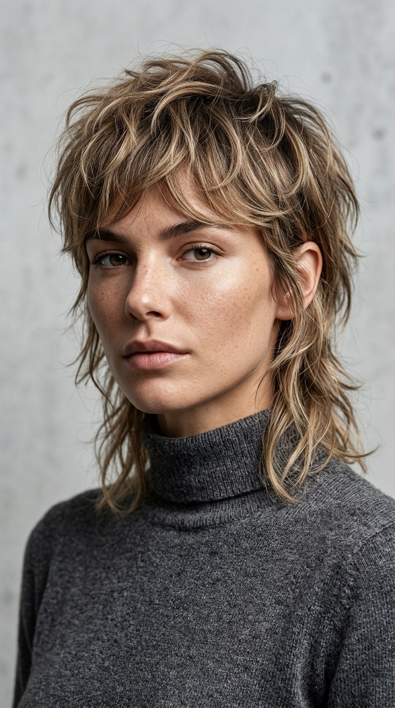 The Textured Crop Mullet