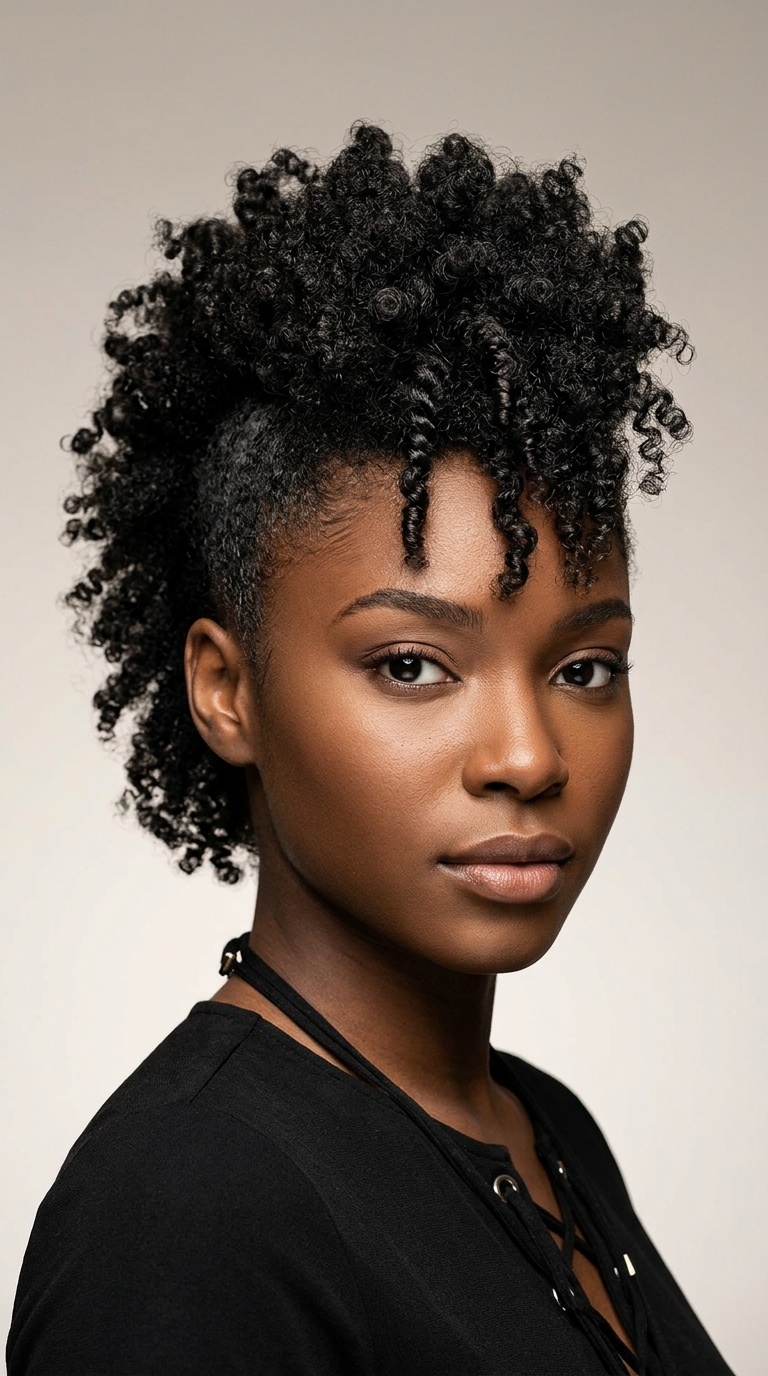 The Textured Frohawk (Curly Mohican)