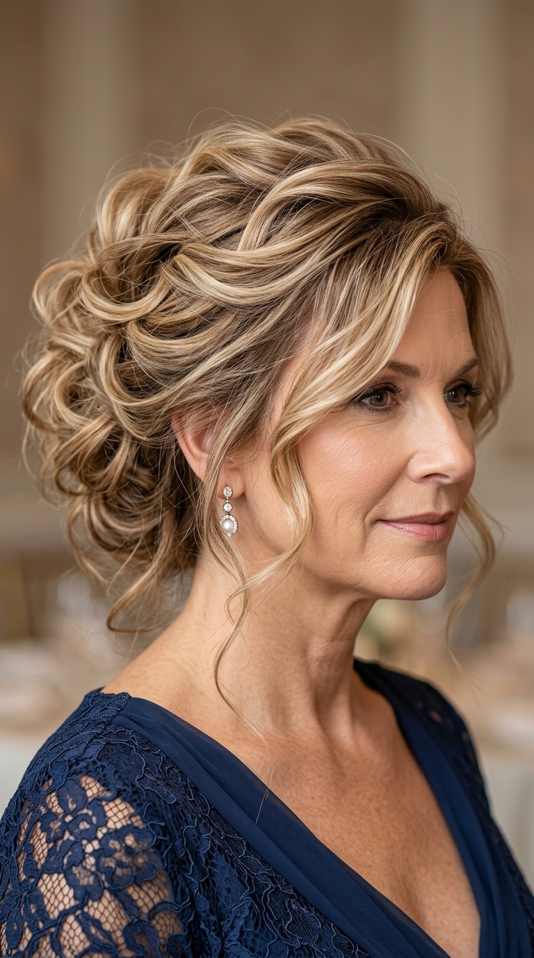 The Textured Messy Updo