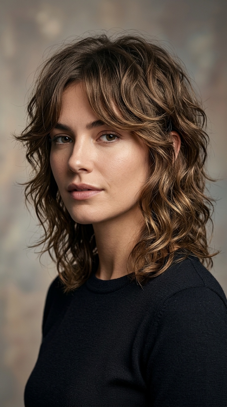 The Textured Modern Mullet
